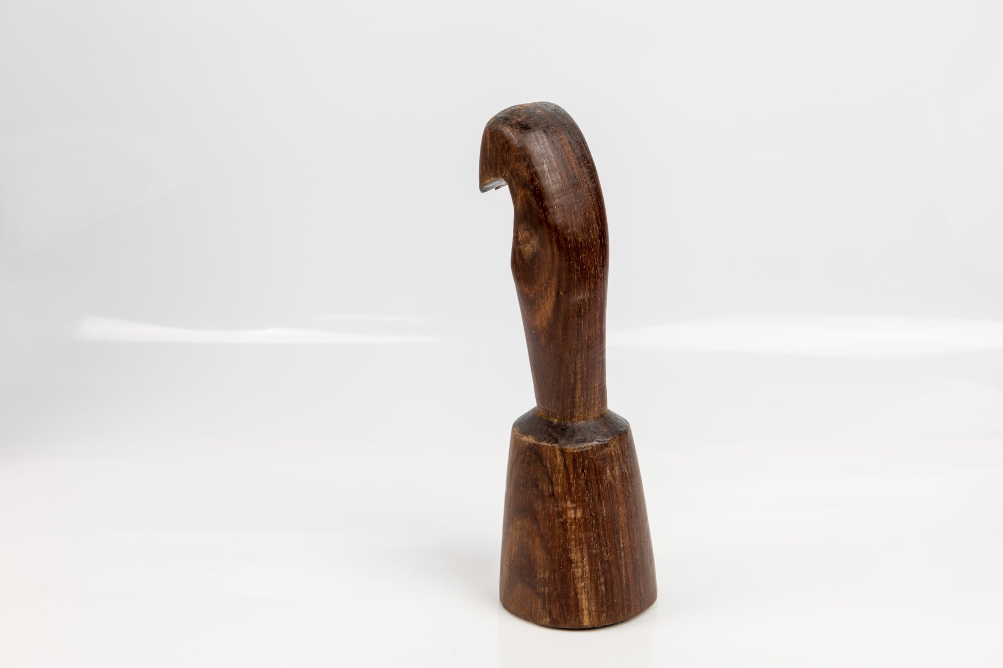 Grain Masher Figurine, Wood Carving
