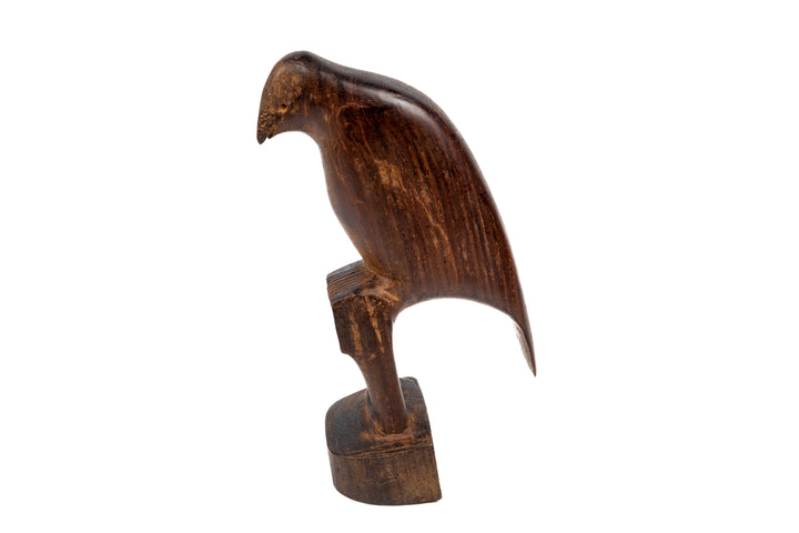 Jungle Bird Figurine, Wood Carving