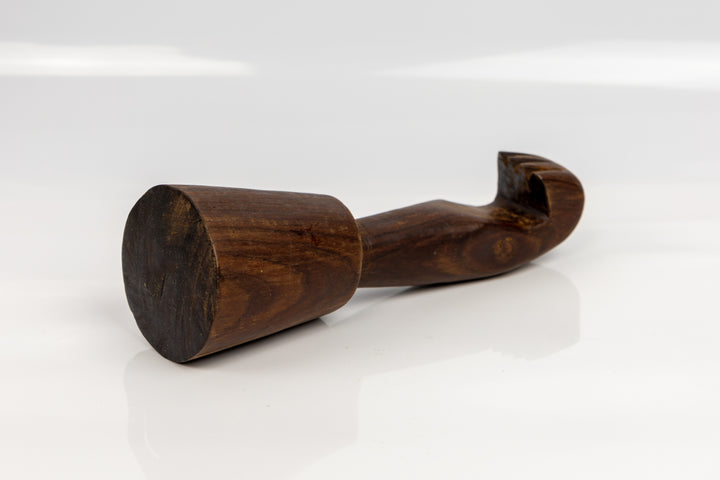 Grain Masher Figurine, Wood Carving