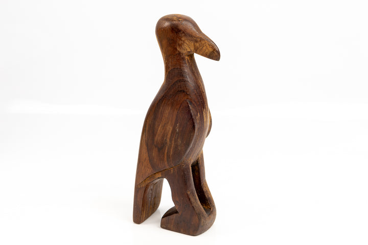 Jungle Bird Figurine, Wood Carving