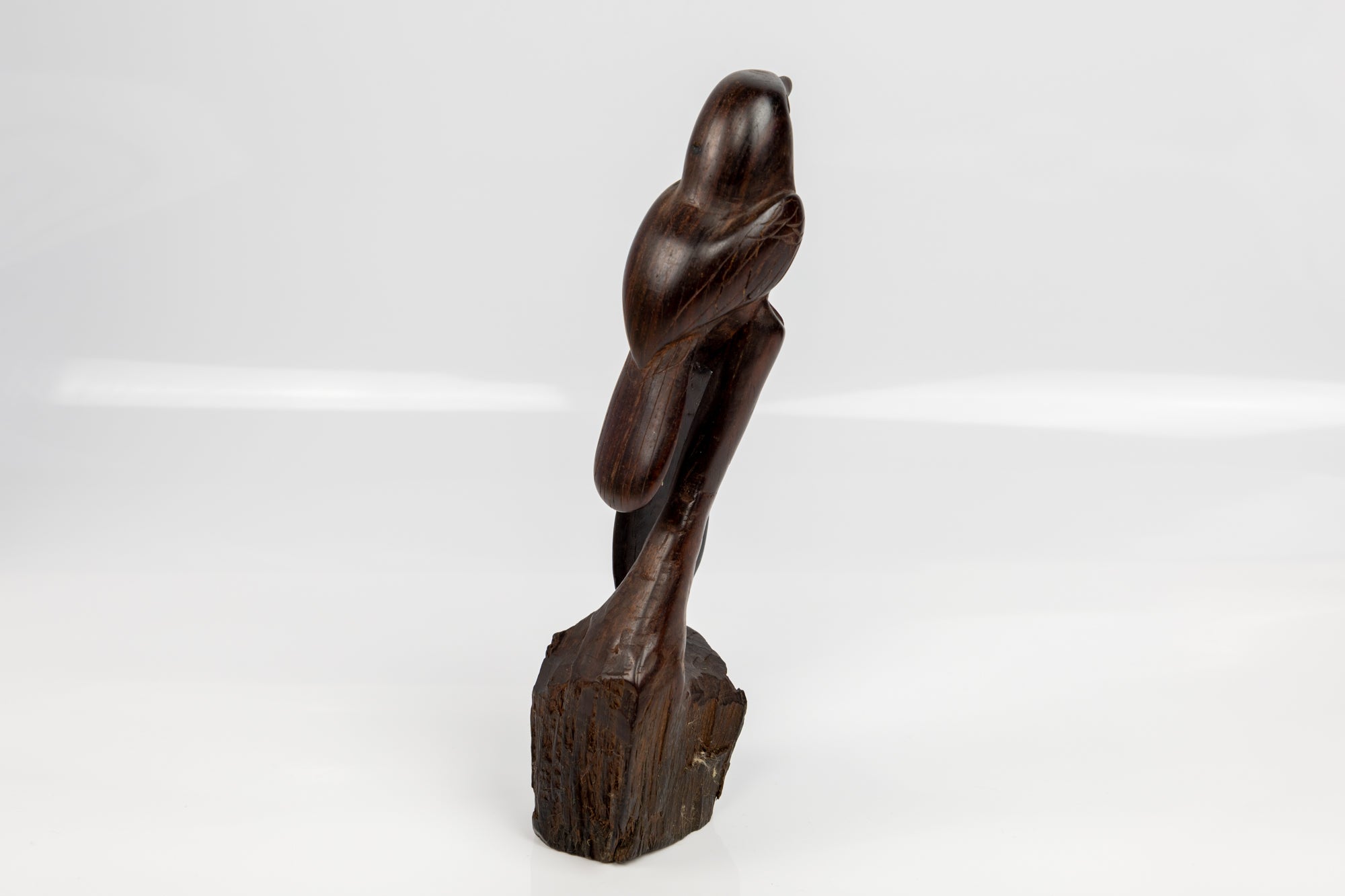Seedeater Figurine, Wood Carving