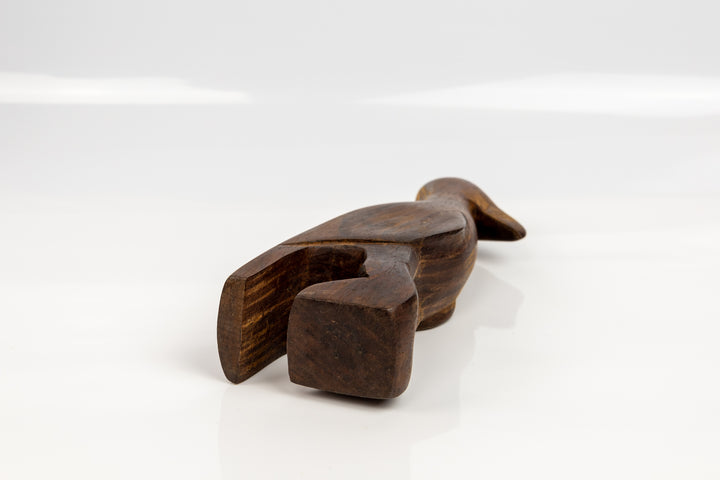 Jungle Bird Figurine, Wood Carving