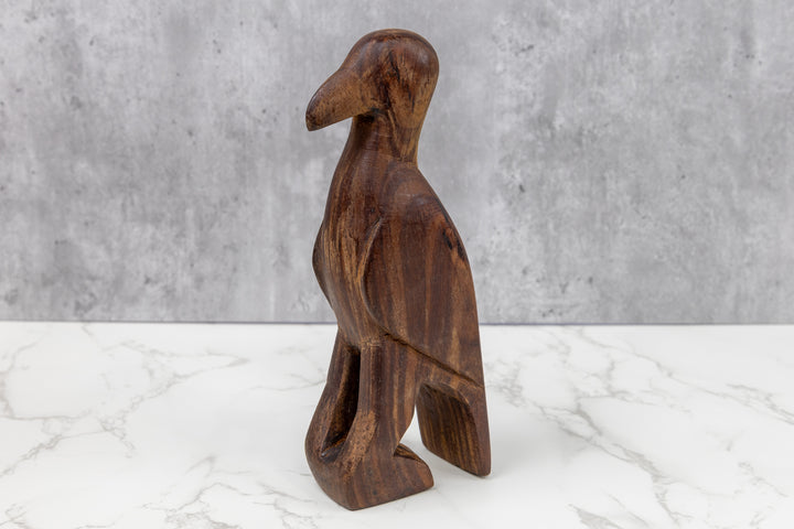 Jungle Bird Figurine, Wood Carving