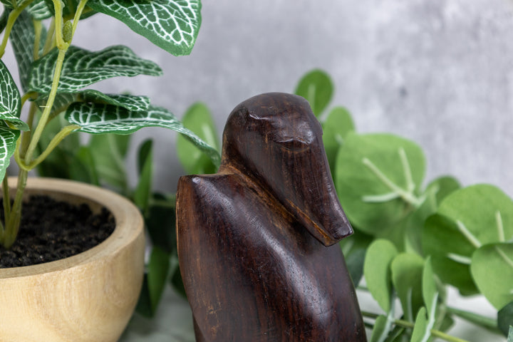 Rubberneck Figurine, Wood Carving