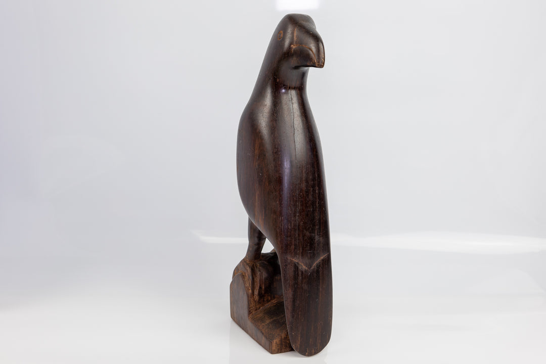 Large Jungle Bird Wood Carving
