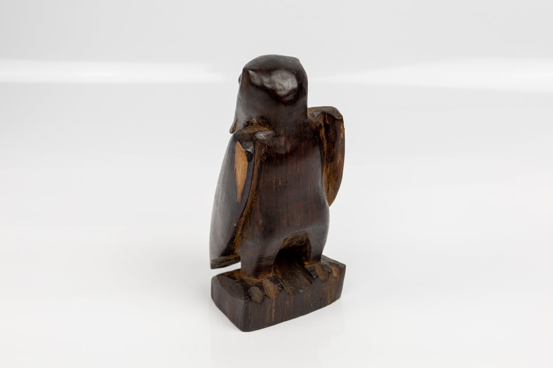 Rubberneck Figurine, Wood Carving