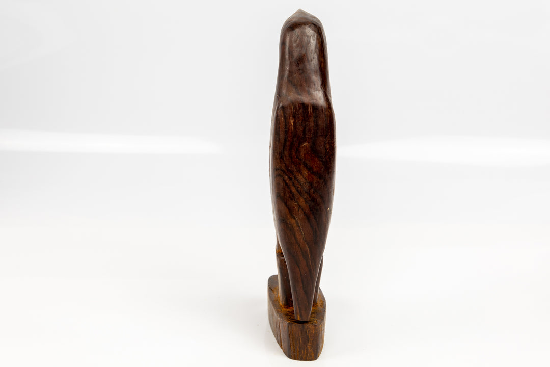 Jungle Bird Figurine, Wood Carving
