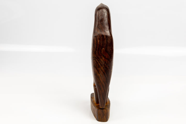 Jungle Bird Figurine, Wood Carving