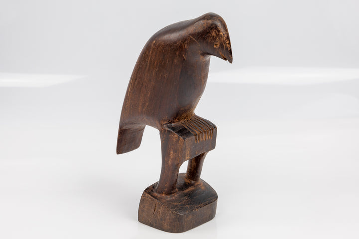 Jungle Bird Figurine, Wood Carving