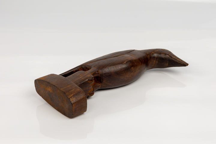 Jungle Bird Figurine, Wood Carving