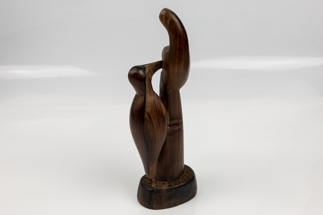 Woodpecker Figurine, Wood Carving