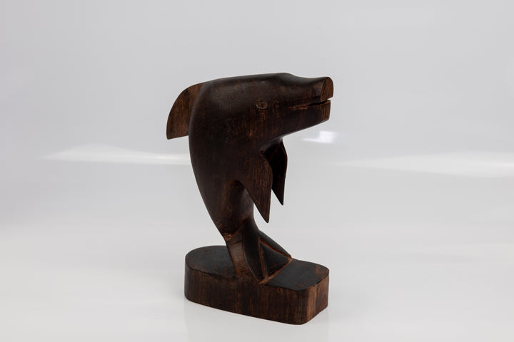 Vintage Ocean Fish Wood Carving