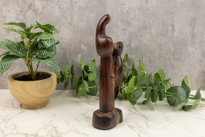 Woodpecker Figurine, Wood Carving