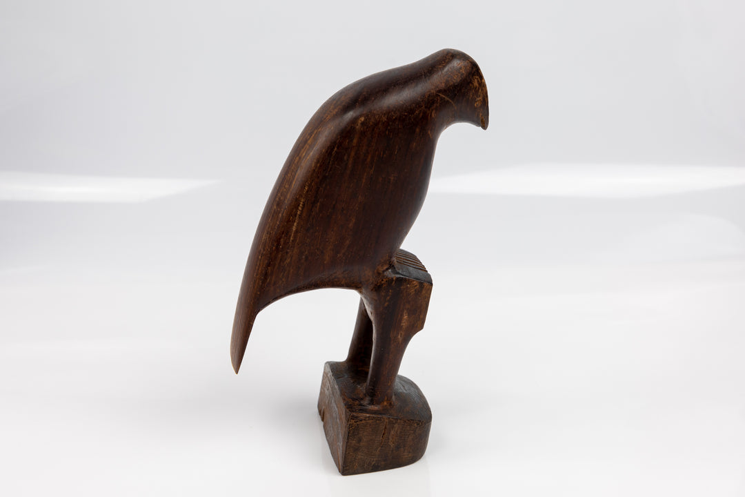 Jungle Bird Figurine, Wood Carving