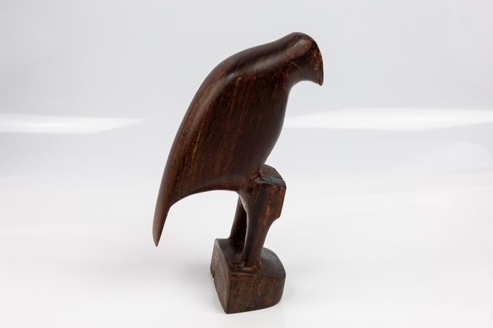 Jungle Bird Figurine, Wood Carving