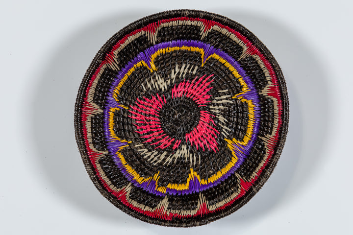 Blazing Array of Color Small Basket Plate