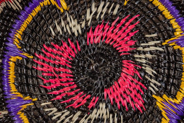 Blazing Array of Color Small Basket Plate