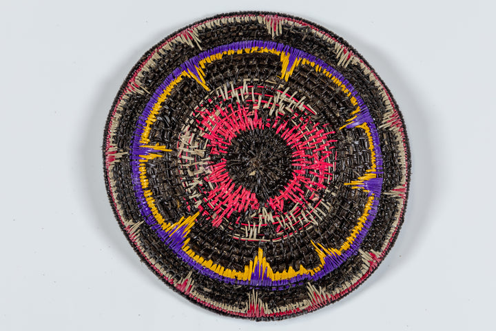 Blazing Array of Color Small Basket Plate