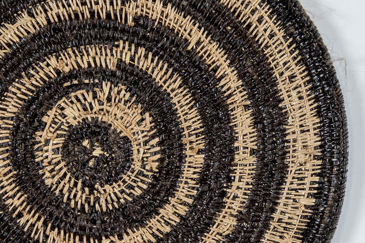 Black And White Small Basket Plate