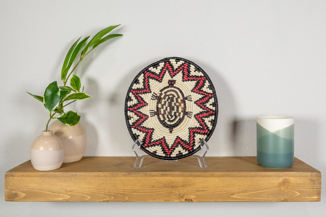 Red Eye Tortoise Basket Plate