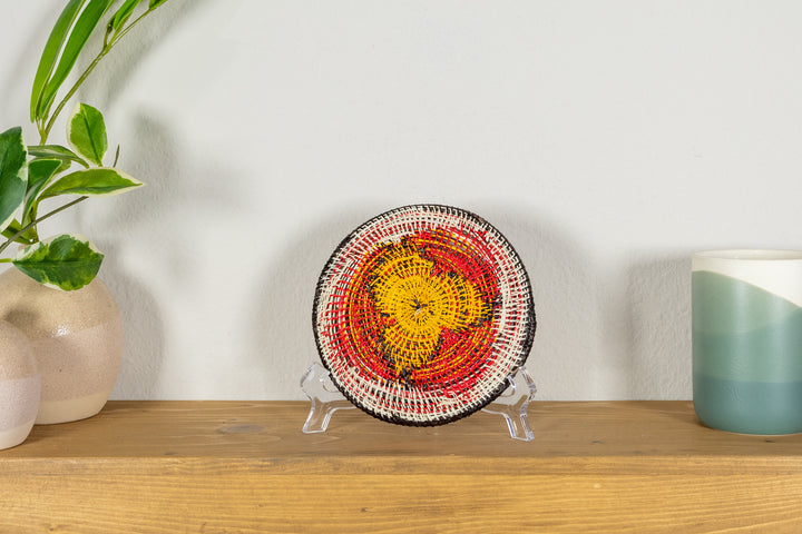 Ring of Fire Small Basket Plate