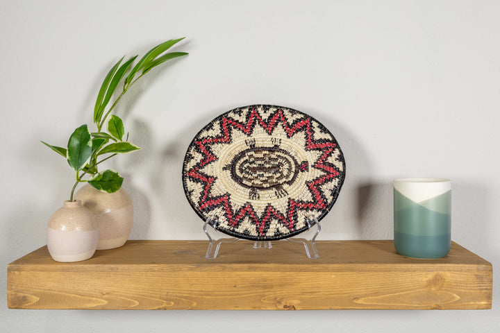 Red Eye Tortoise Basket Plate
