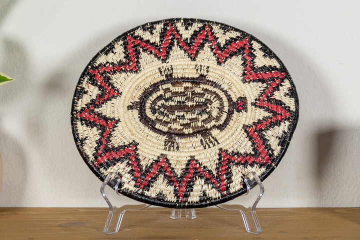 Red Eye Tortoise Basket Plate