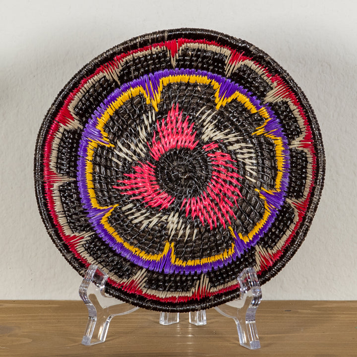 Blazing Array of Color Small Basket Plate