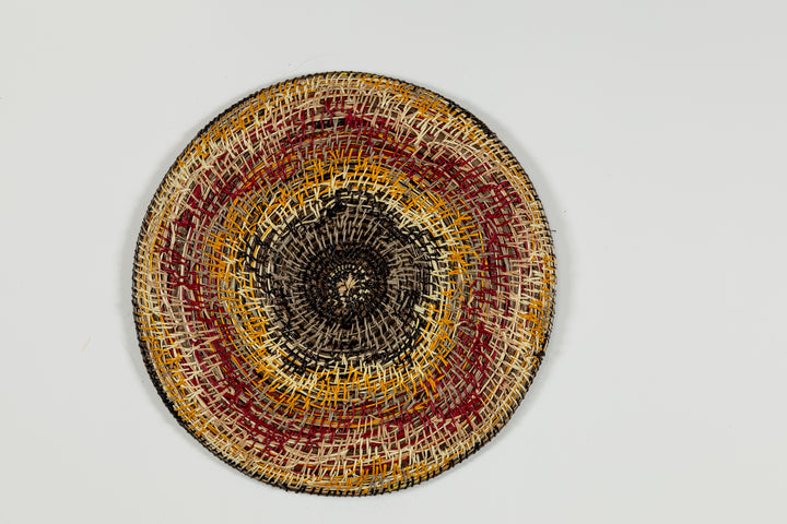 Star Spiraling in Space Basket Plate