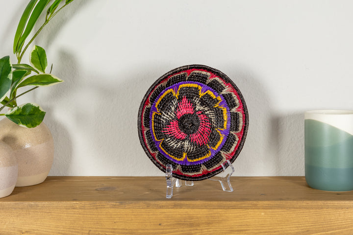 Blazing Array of Color Small Basket Plate