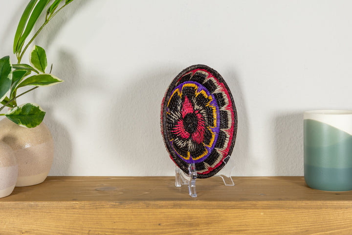 Blazing Array of Color Small Basket Plate
