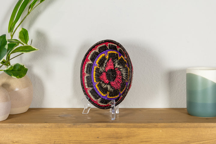 Blazing Array of Color Small Basket Plate