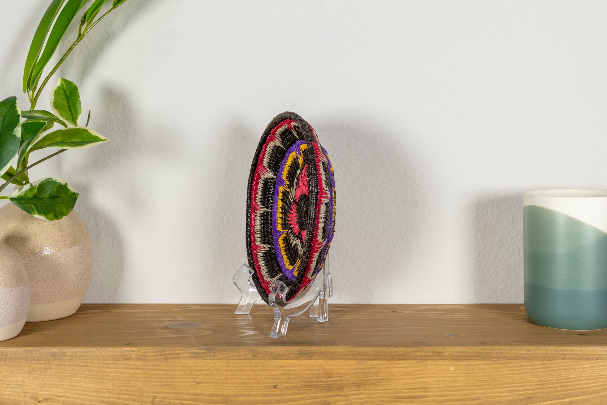 Blazing Array of Color Small Basket Plate