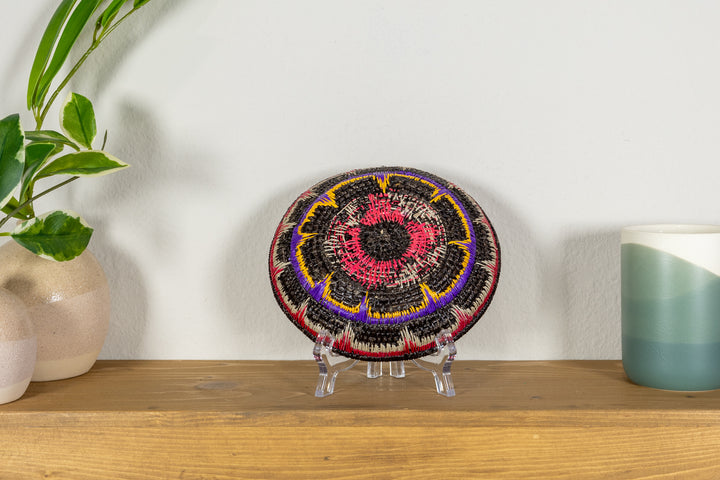 Blazing Array of Color Small Basket Plate