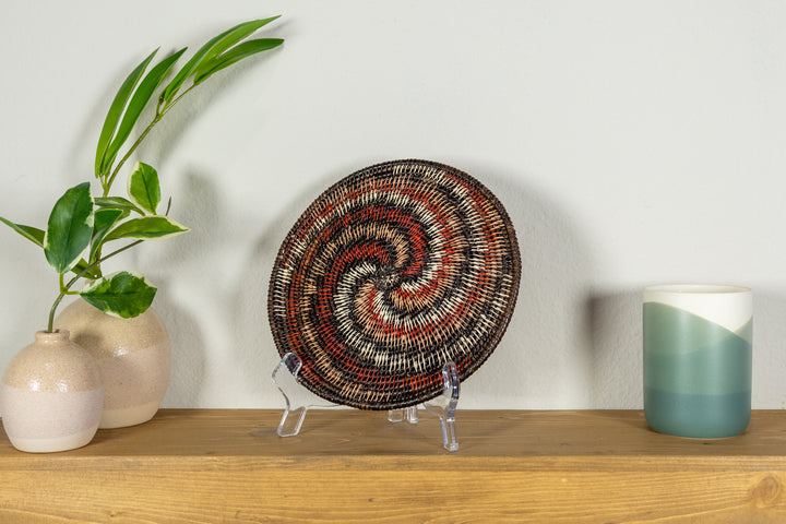 Cosmic Spinning Spiral Small Basket Plate