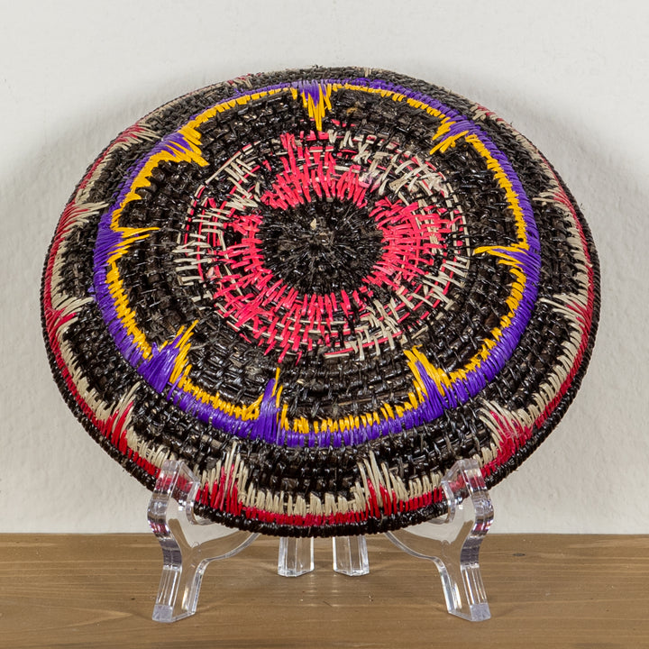 Blazing Array of Color Small Basket Plate