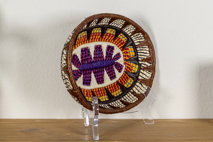 Multi-Color Oval-Shaped Basket Plate