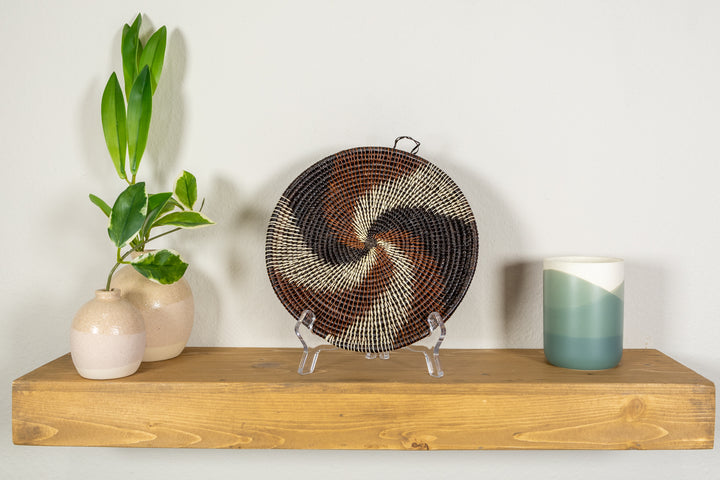 Galaxy Spinning Whirling Spiral Basket Plate