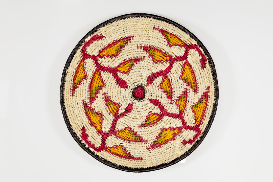 Bird of Paradise Flower Basket Plate