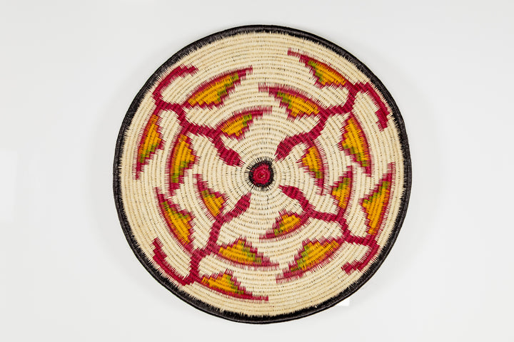 Bird of Paradise Flower Basket Plate