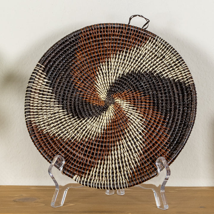 Galaxy Spinning Whirling Spiral Basket Plate