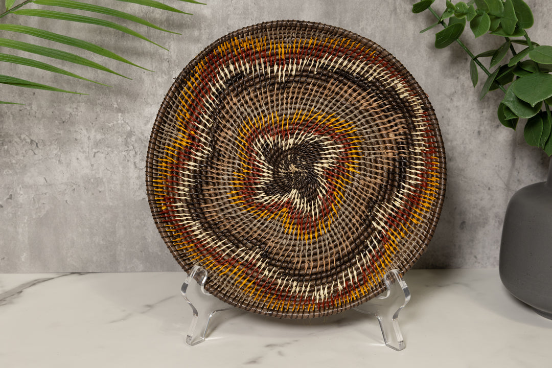Aurora Borealis In New Colors Basket Plate