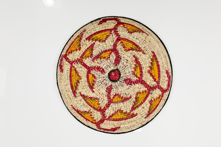 Bird of Paradise Flower Basket Plate