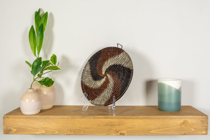 Galaxy Spinning Whirling Spiral Basket Plate