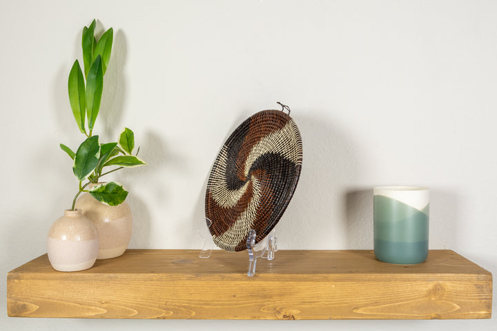Galaxy Spinning Whirling Spiral Basket Plate