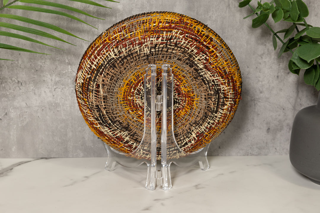 Aurora Borealis In New Colors Basket Plate