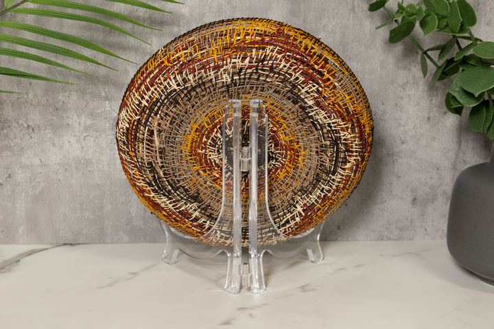 Aurora Borealis In New Colors Basket Plate