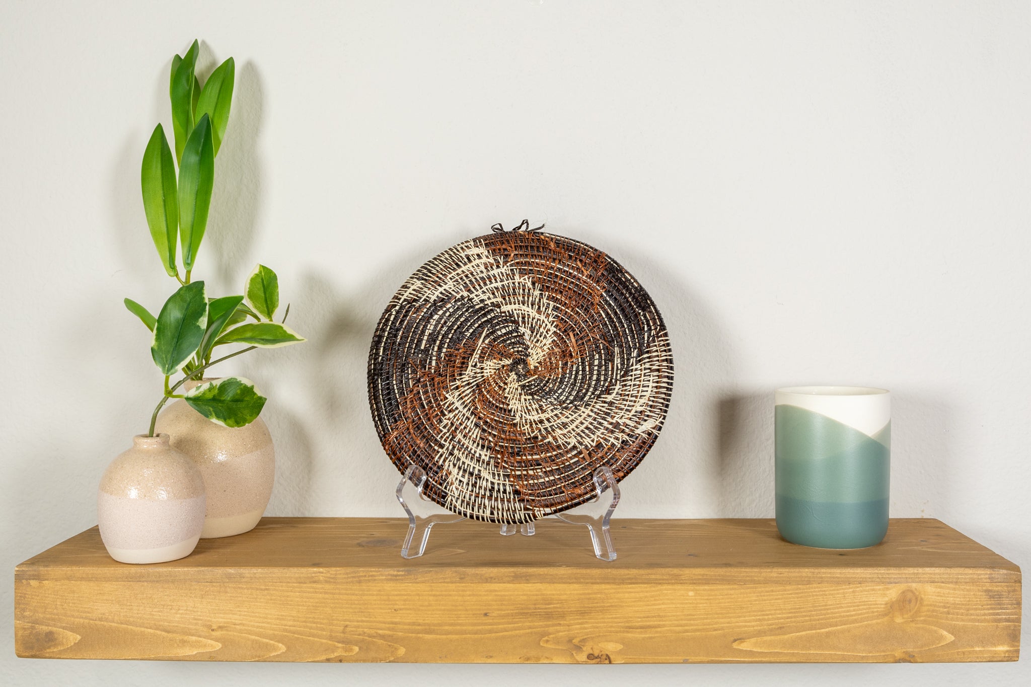 Galaxy Spinning Whirling Spiral Basket Plate