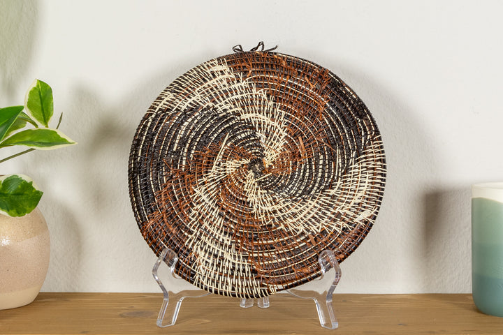Galaxy Spinning Whirling Spiral Basket Plate