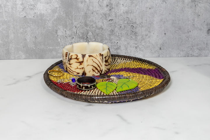 Spindle Spiral Windmill Basket Plate